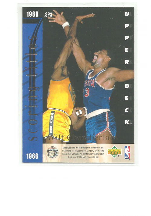 1993-94 Upper Deck #SP3 Michael Jordan/Wilt Chamberlain back image