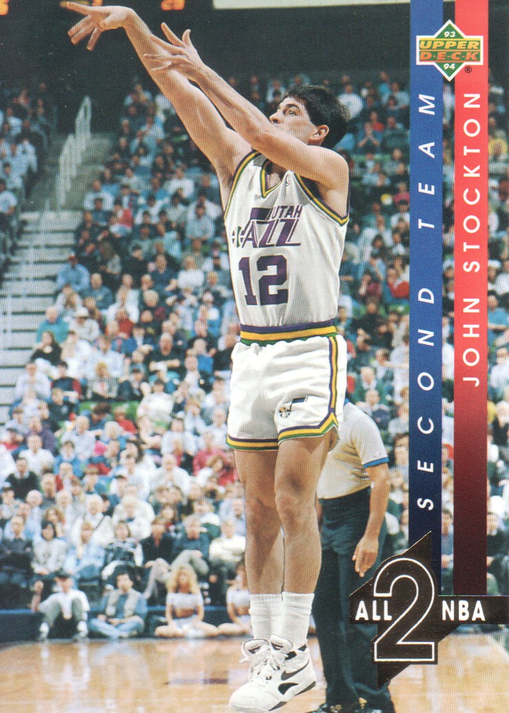 1993-94 Upper Deck All-NBA #AN9 John Stockton