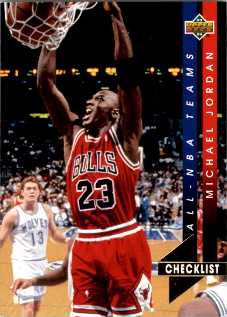 1993-94 Upper Deck All-NBA Team #AN15 Michael Jordan CL Checklist