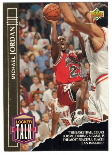  1995 Upper Deck #7 One on One Michael Jordan '94