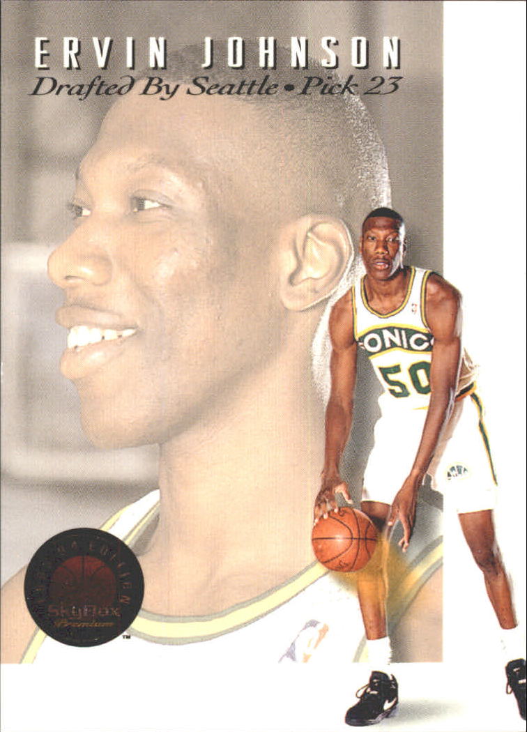 1993-94 SkyBox Premium Draft Picks #DP23 Ervin Johnson