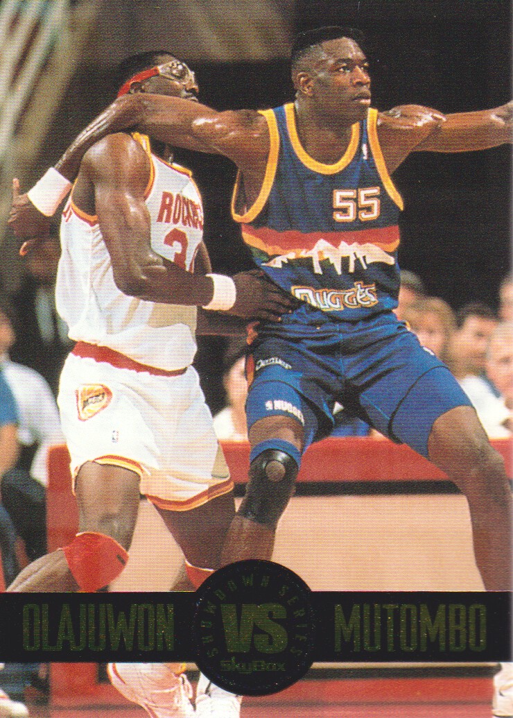 Hakeem Olajuwon & Dikembe Mutumbo Color 8x10 Unsigned Photo #6. (Vol. 2)