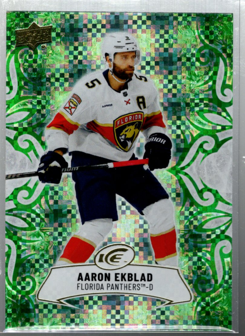 B6876- 2024-25 Upper Deck Ice Emerald Green Hk Cards -You Pick- 15+ FREE US SHIP - Picture 2 of 5