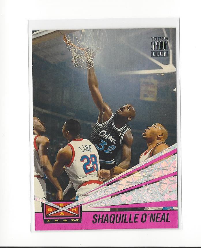 1993-94 Stadium Club Beam Team #1 Shaquille O'Neal