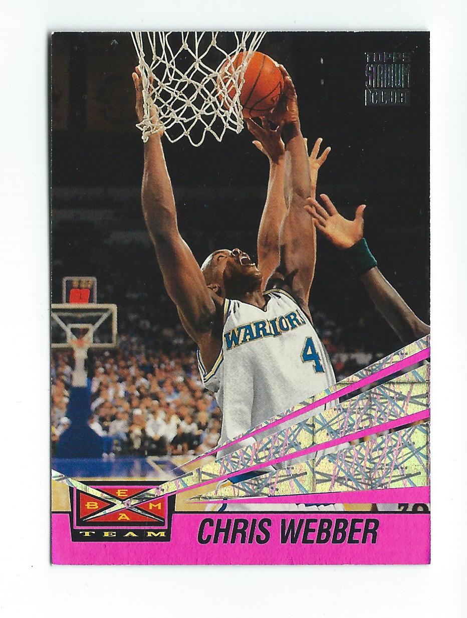 1993-94 Stadium Club Beam Team #21 Chris Webber