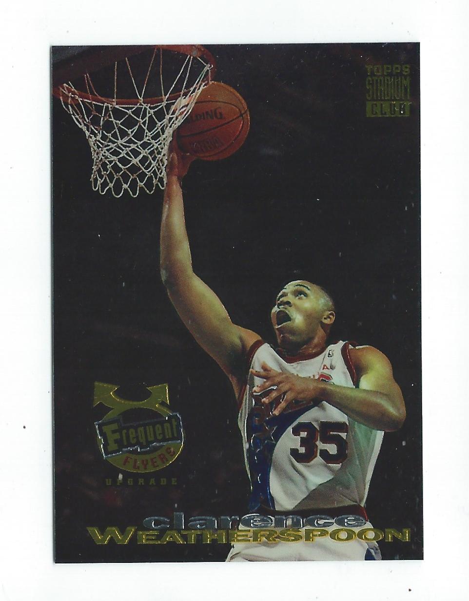 1993-94 Stadium Club Frequent Flyer Upgrades #187 Clarence Weatherspoon