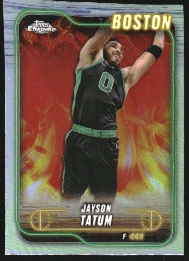 2024-25 Topps Chrome Refractors #51 Jayson Tatum