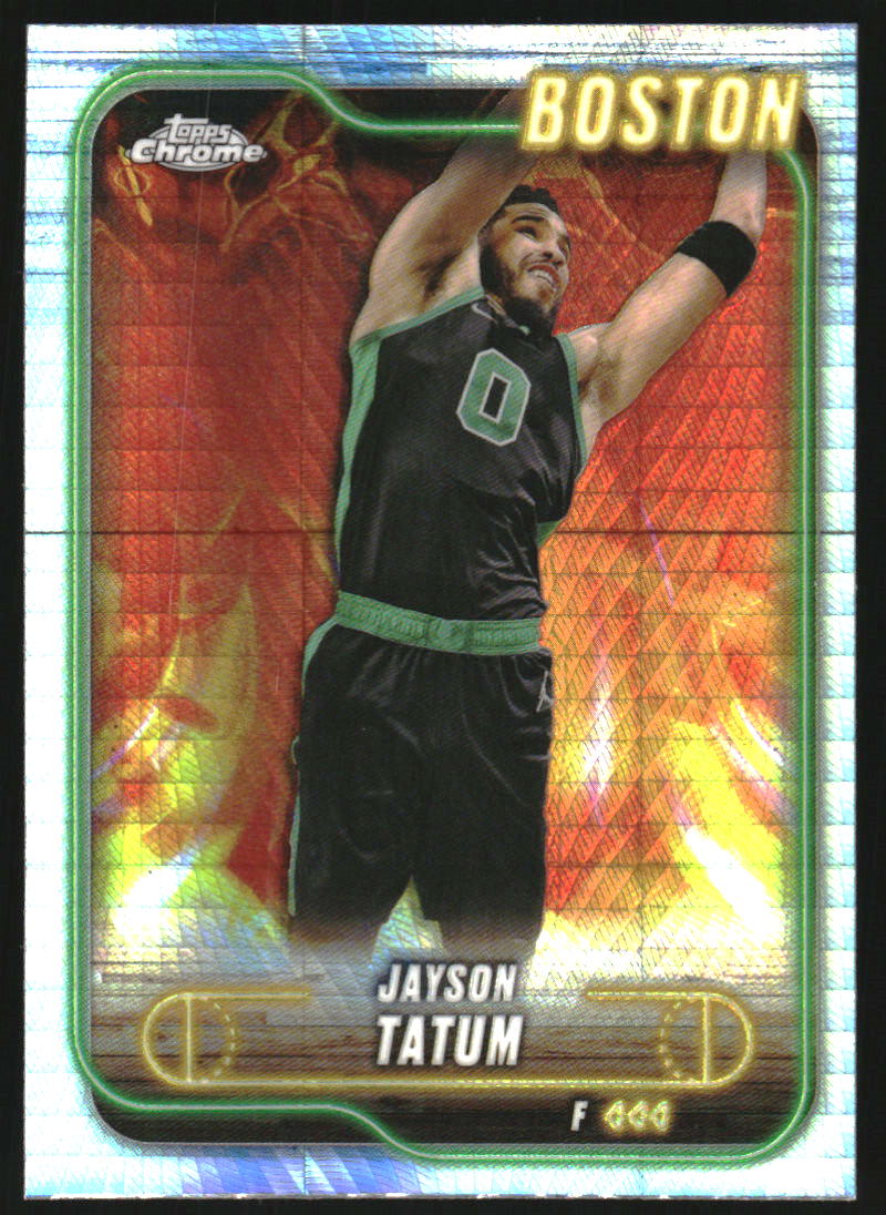 2024-25 Topps Chrome Prism Refractors #51 Jayson Tatum