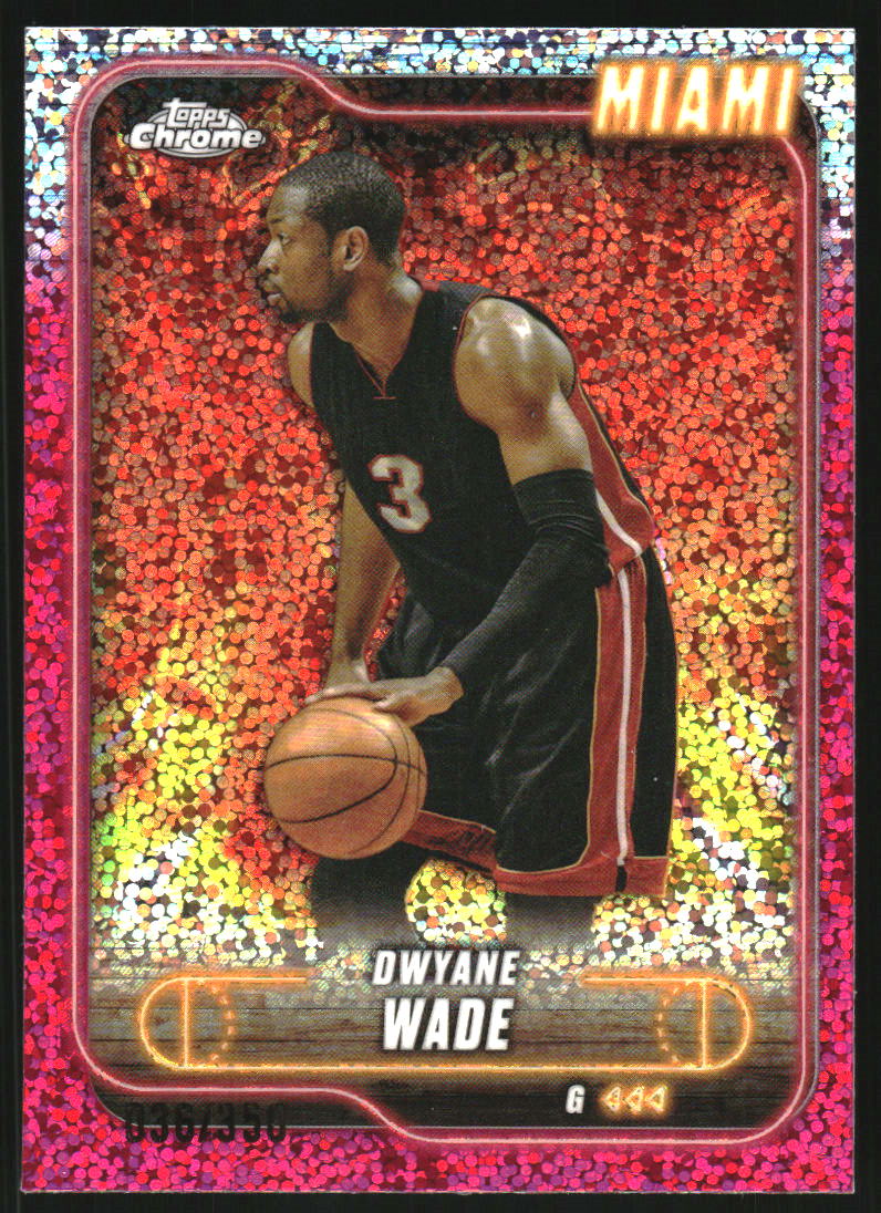 2024-25 Topps Chrome Magenta Speckle Refractors #13 Dwyane Wade