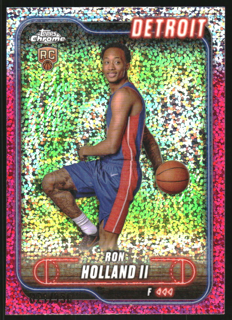 2024-25 Topps Chrome Magenta Speckle Refractors #133 Ron Holland II