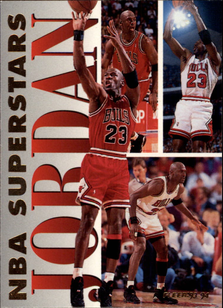 1993-94 Fleer NBA Superstars #7 Michael Jordan