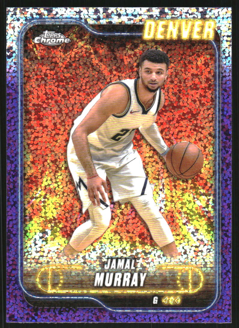 2024-25 Topps Chrome Purple Speckle Refractors #34 Jamal Murray