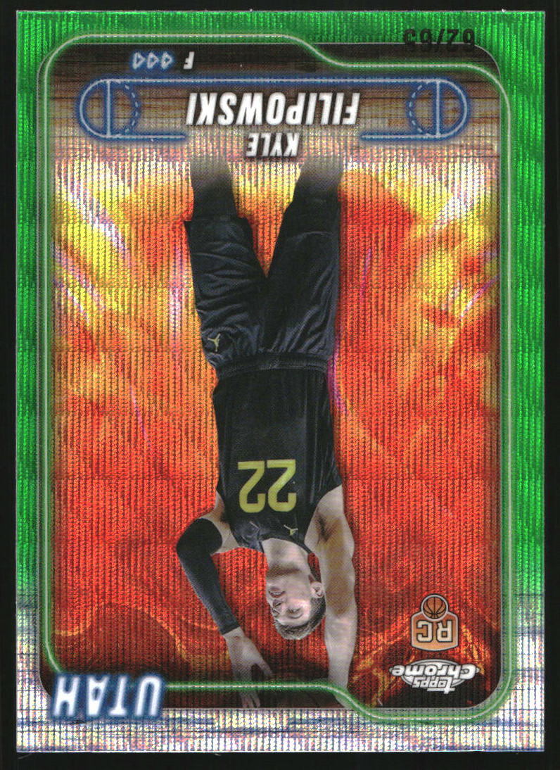2024-25 Topps Chrome Green Wave Refractors #127 Kyle Filipowski