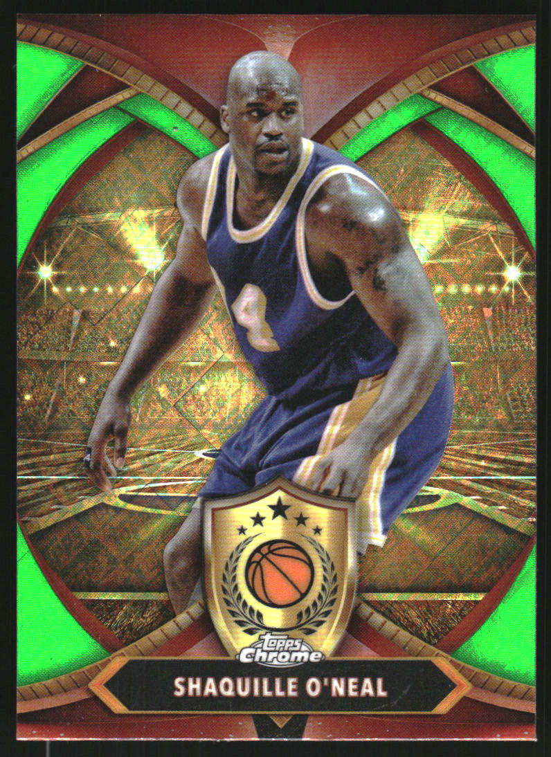 2024-25 Topps Chrome Ball of Duty Topps Green Refractors #BOD22 Shaquille O'Neal
