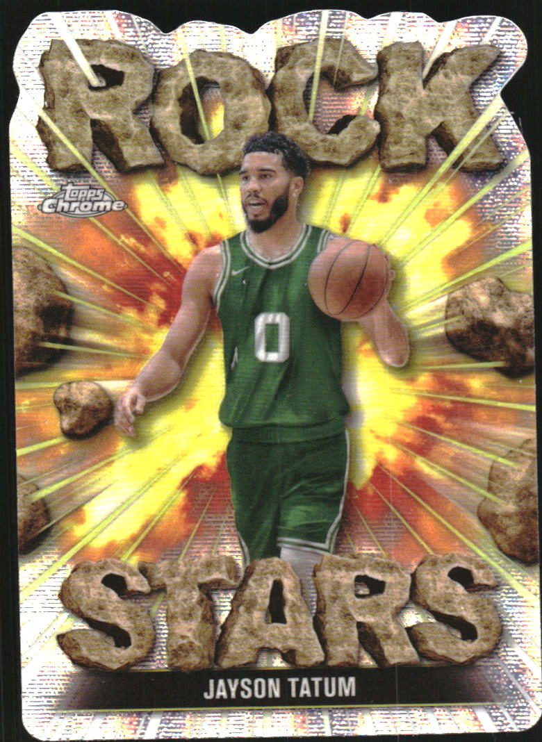 2024-25 Topps Chrome Rock Stars #RS8 Jayson Tatum