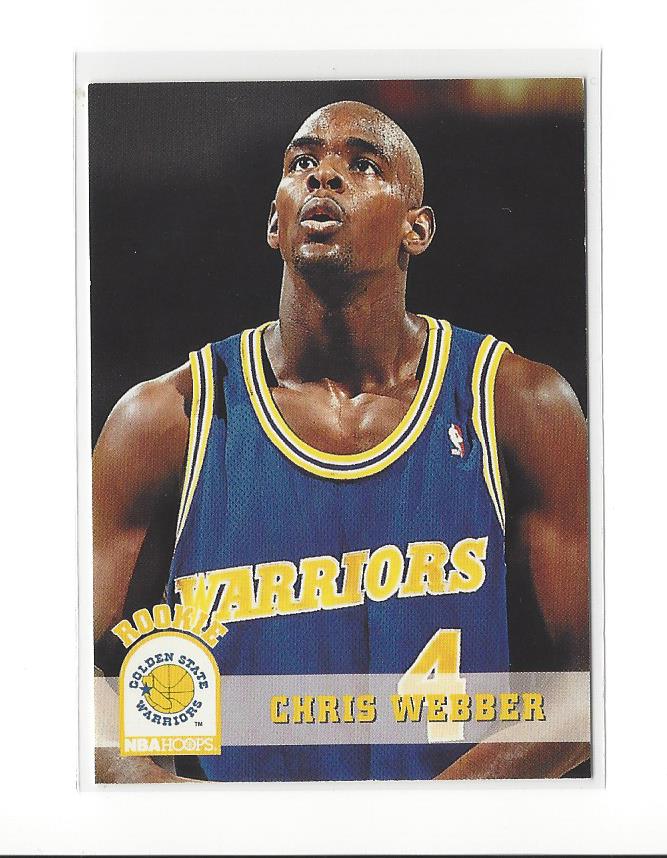 1993-94 Hoops #341 Chris Webber RC