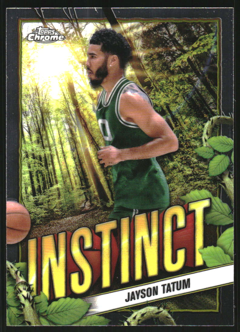 2024-25 Topps Chrome Instinct #INS12 Jayson Tatum