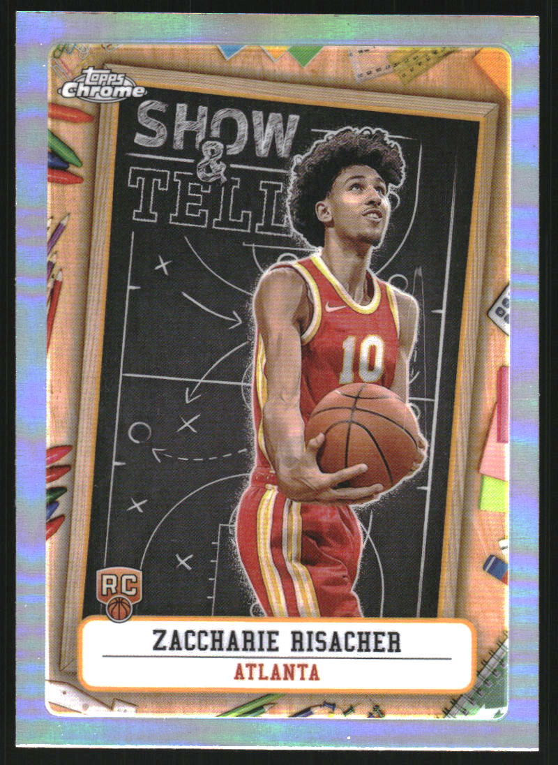 2024-25 Topps Chrome Show and Tell Refractors #ST11 Zaccharie Risacher