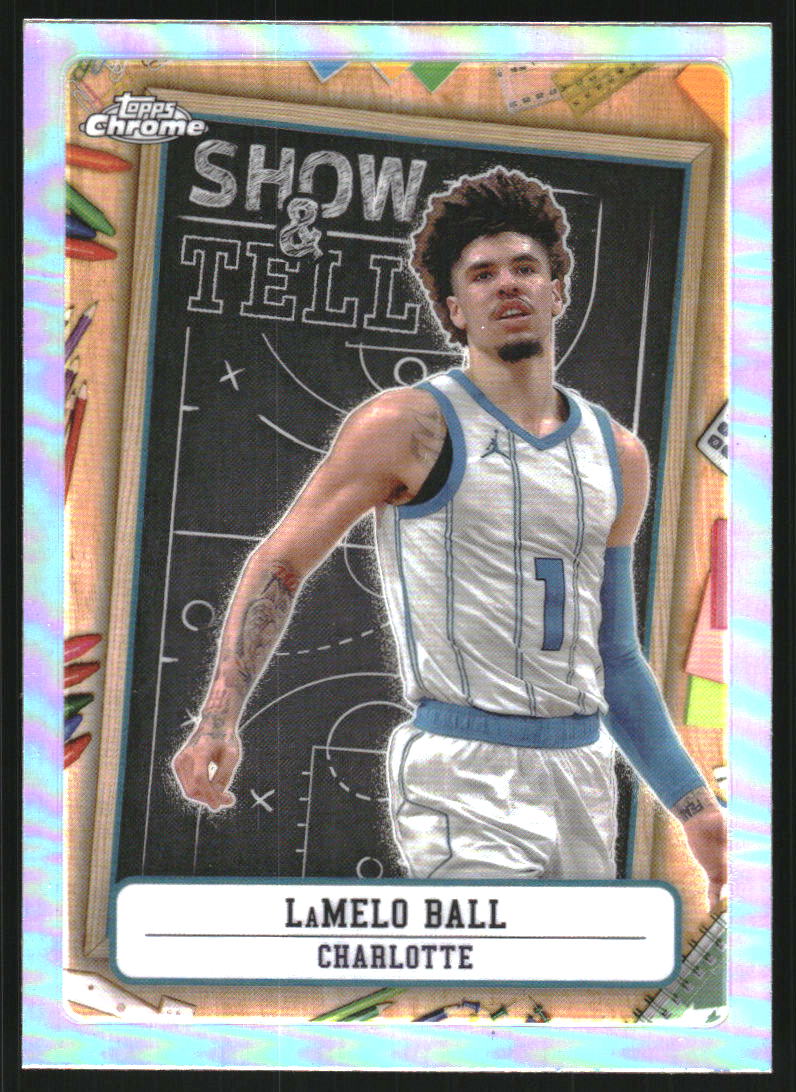 2024-25 Topps Chrome Show and Tell Refractors #ST8 LaMelo Ball
