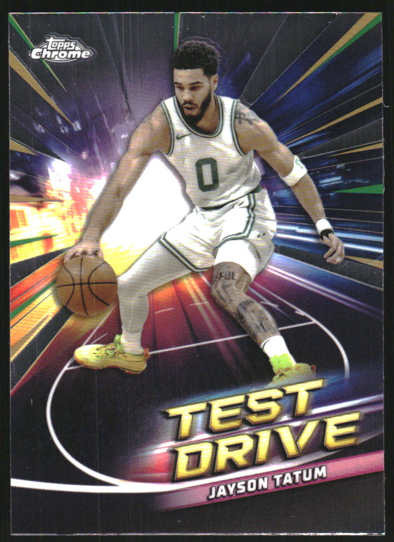 2024-25 Topps Chrome Test Drive #TD2 Jayson Tatum