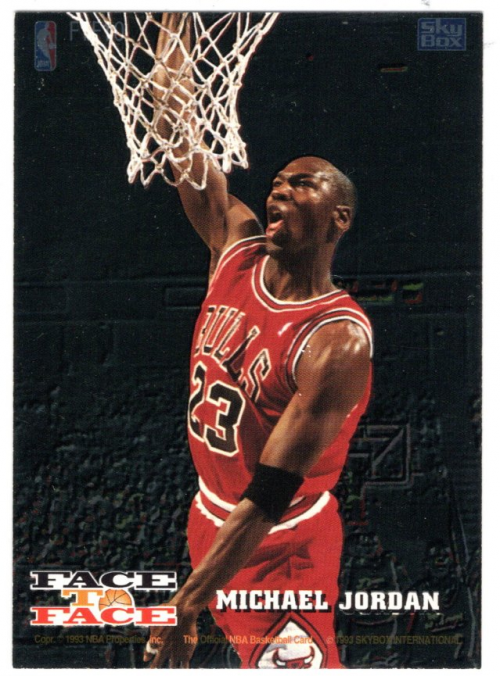 1993-94 Hoops Face to Face #10 Harold Miner/Michael Jordan back image