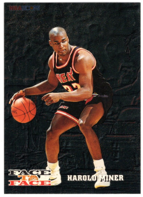 1993-94 Hoops Face to Face #10 Harold Miner/Michael Jordan