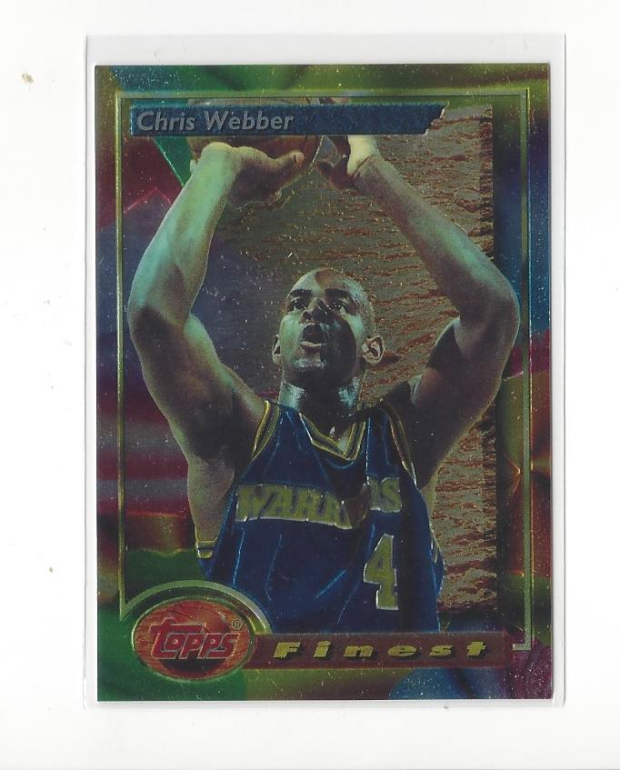 1993-94 Finest #212 Chris Webber RC