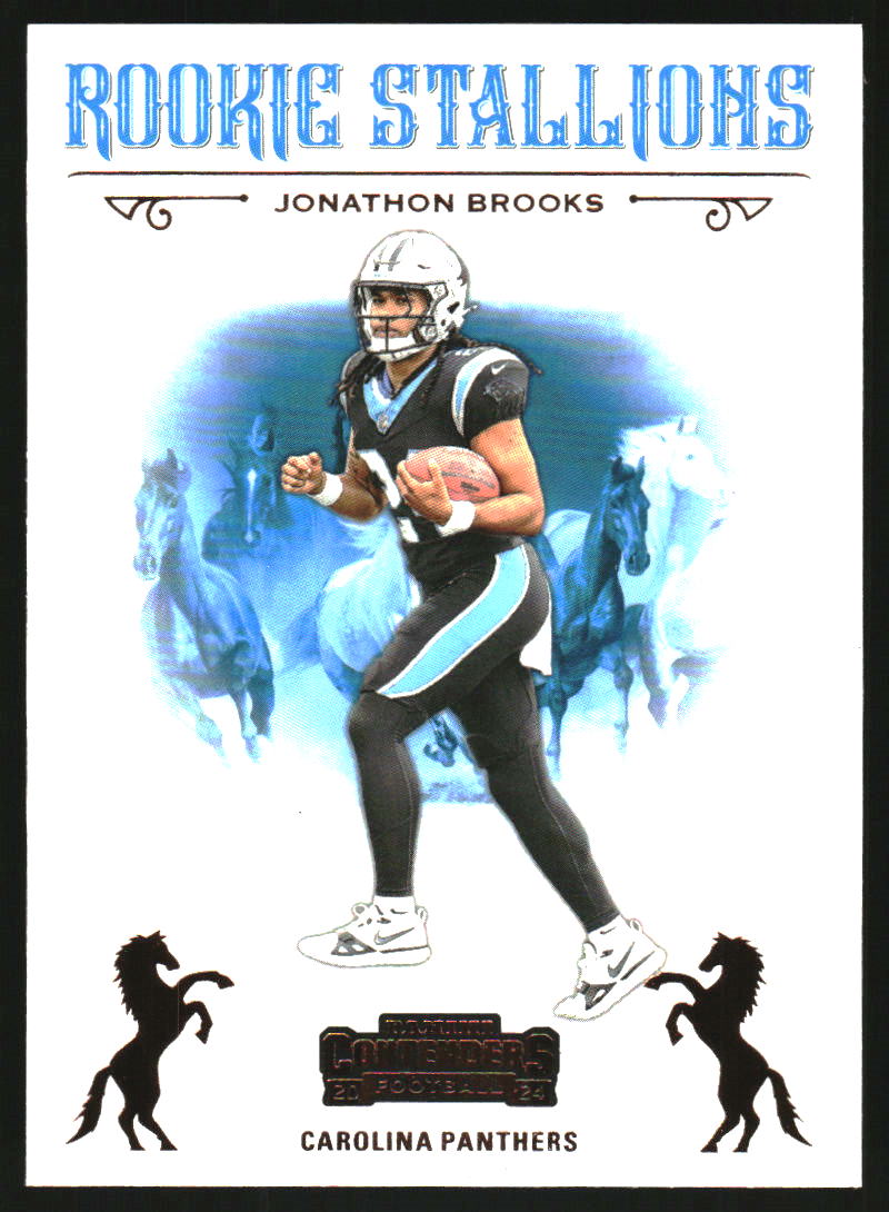 2024 Panini Contenders Rookie Stallions Bronze #23 Jonathon Brooks