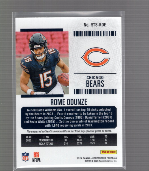 B6801- 2024 Panini Contenders Verschiedene Fb Karten -du Pick- 15 + Kostenlose - Bild 277 von 305