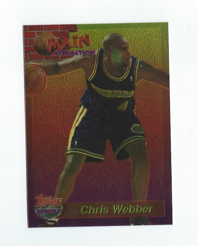 1993-94 Finest Main Attraction #9 Chris Webber