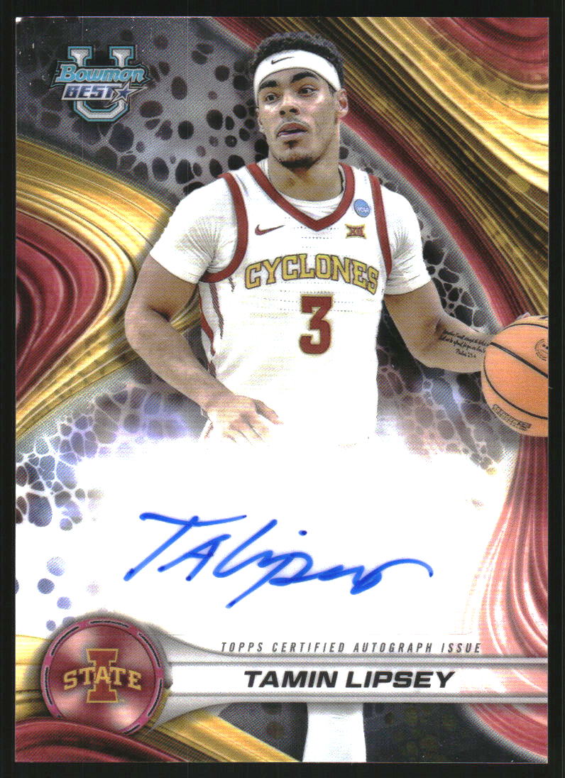 2024-25 Bowman's Best University Best of '24 Autographs #B24TL Tamin Lipsey