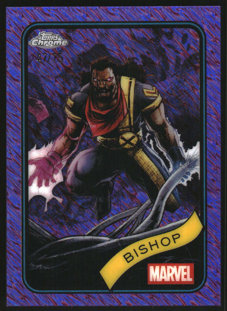 2025 Topps Chrome Marvel Purple Shimmer #72 Kate Bishop on 