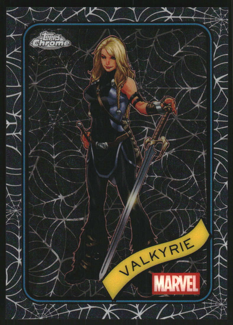 その他 topps chrome marvel valkrie clawed /20 2025 Topps Chrome Marvel #187 Valkyrie on Fanatics Collect