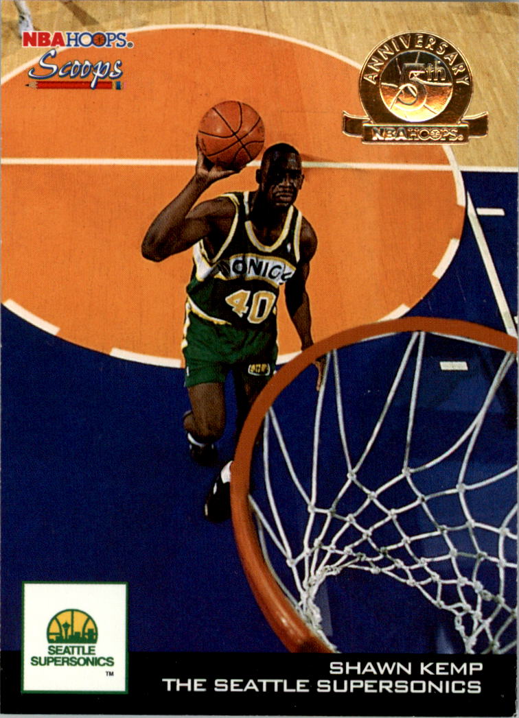 1993-94 Hoops Scoops Fifth Anniversary Gold #HS25 Shawn Kemp