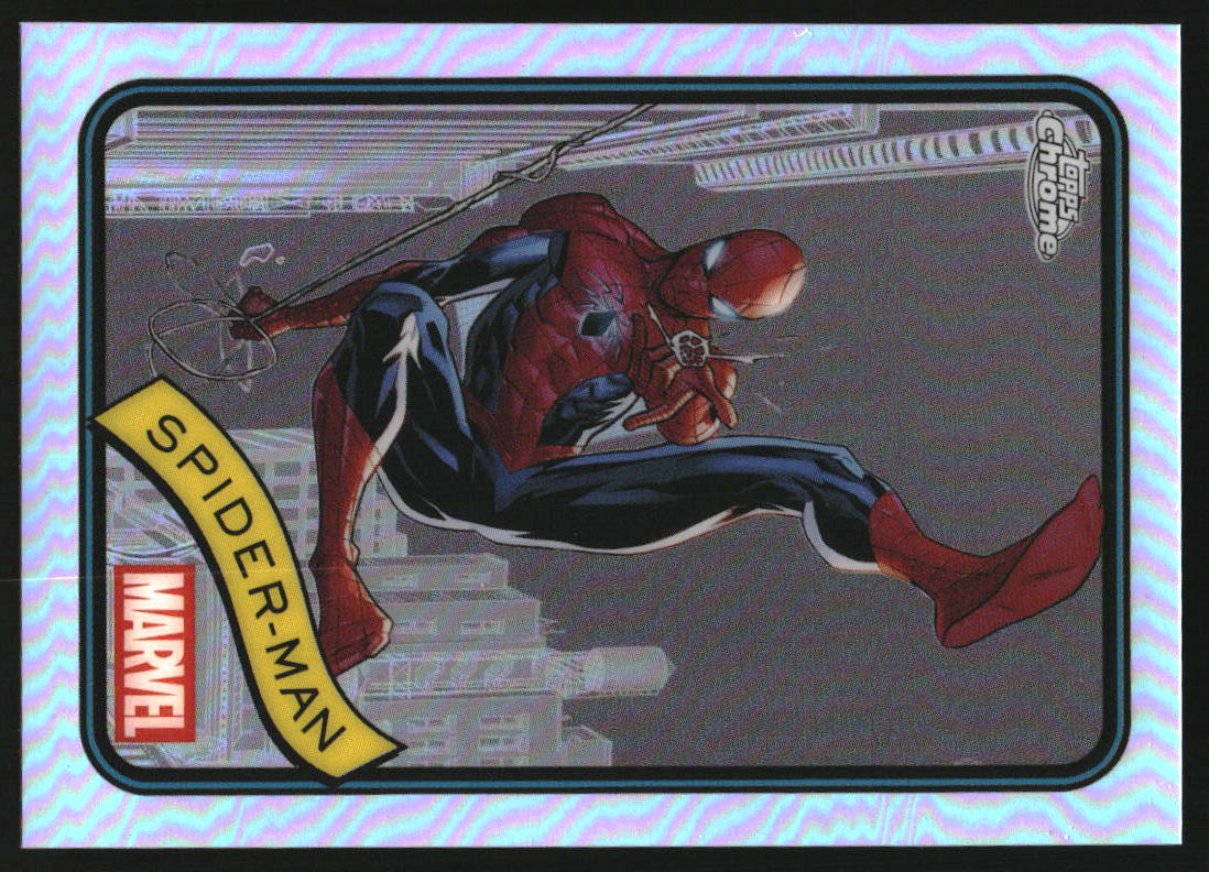 2025 Topps Chrome Marvel Clawed Superfractor Spider-Man 1/1 #101