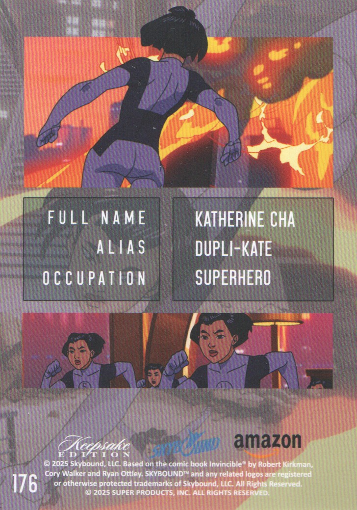 Tarjetas coleccionables Keepsake Invincible temporada 1 2025 arte pop: elige de la lista - Imagen 11 de 33