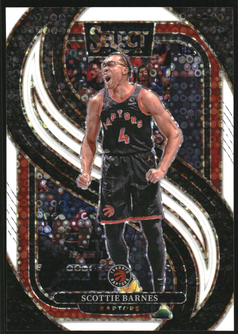 2024-25 Panini Prizm Prizms Fast Break Red #16 Scottie Barnes /100