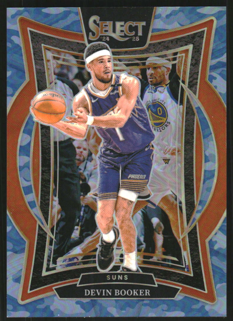 2024-25 Select Blue Camo Prizms #16 Devin Booker /99