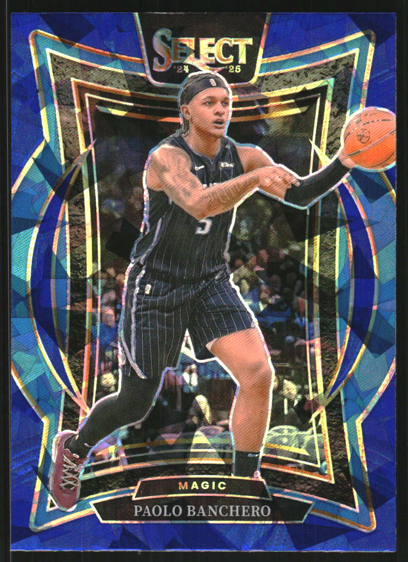 2024-25 Select Blue Cracked Ice Prizms #35 Paolo Banchero