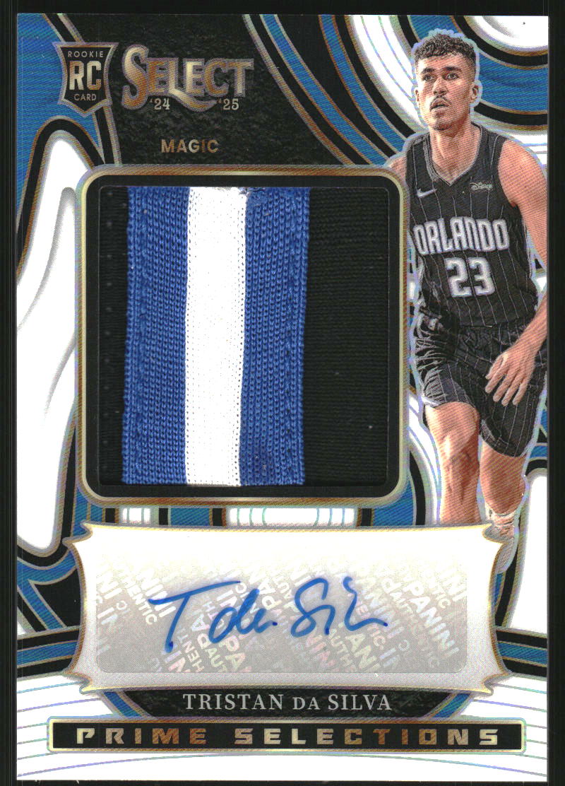 2024-25 Select Prime Selections Signatures White Prizms #27 Tristan da Silva Auto /49