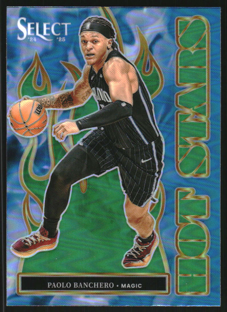 2024-25 Select Hot Stars Green Prizms #9 Paolo Banchero