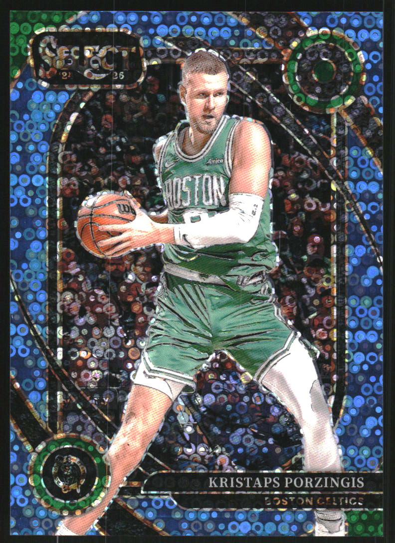 2024-25 Select Light Blue Disco Prizms #232 Kristaps Porzingis /99
