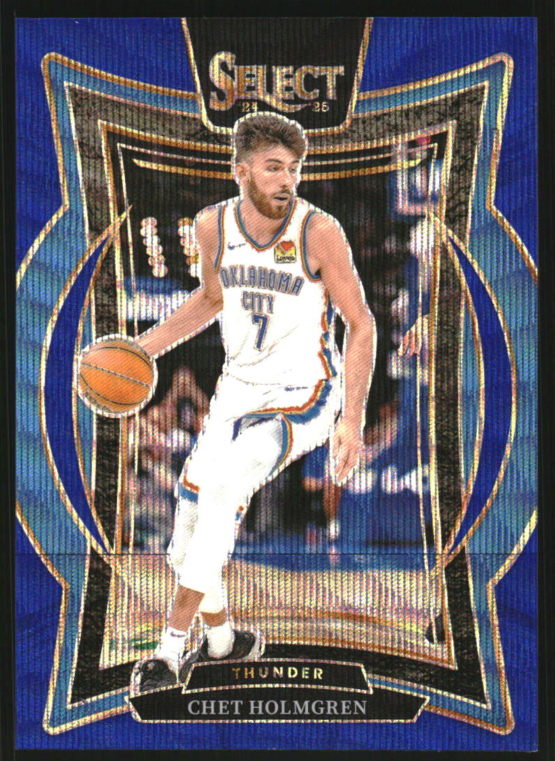 2024-25 Select Blue Wave Prizms #1 Chet Holmgren /75