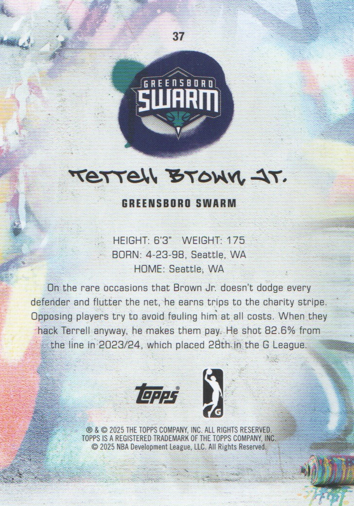 2024-25 Topps G League Basketball BASE Cards: Pick from List (#1-100) - Picture 65 of 177