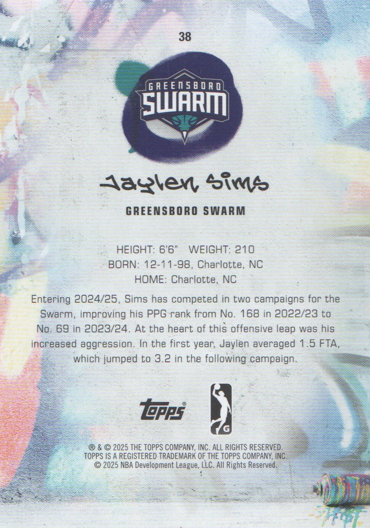2024-25 Topps G League Basketball BASE Cards: Pick from List (#1-100) - Picture 67 of 177