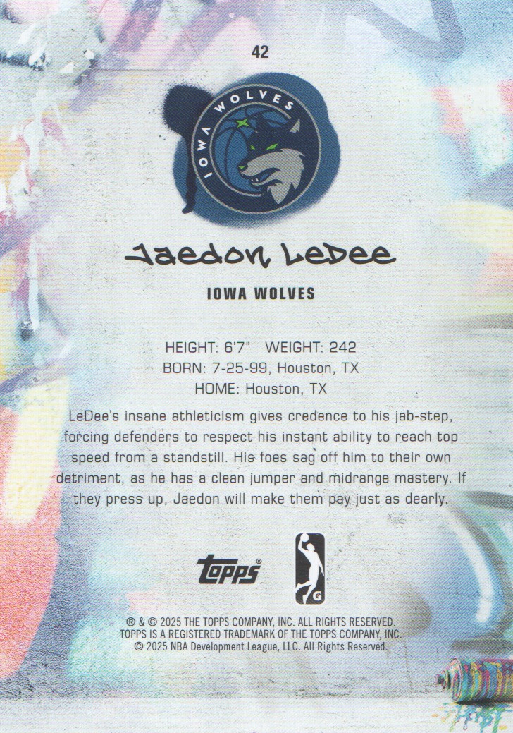 2024-25 Topps G League Basketball BASE Cards: Pick from List (#1-100) - Picture 75 of 177