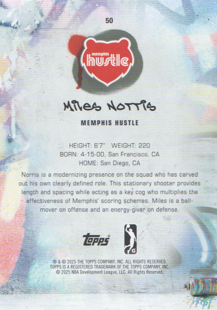 2024-25 Topps G League Basketball BASE Cards: Pick from List (#1-100) - Picture 91 of 177