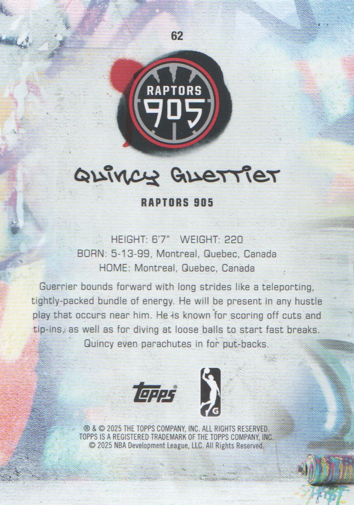 2024-25 Topps G League Basketball BASE Cards: Pick from List (#1-100) - Picture 109 of 177