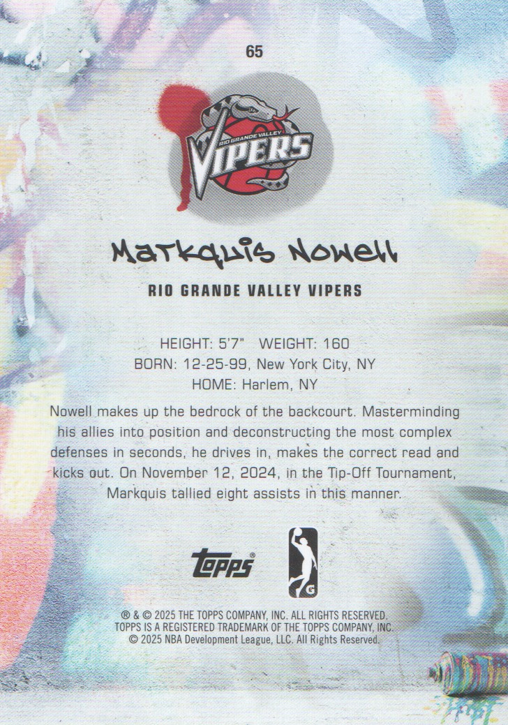 2024-25 Topps G League Basketball BASE Cards: Pick from List (#1-100) - Picture 113 of 177