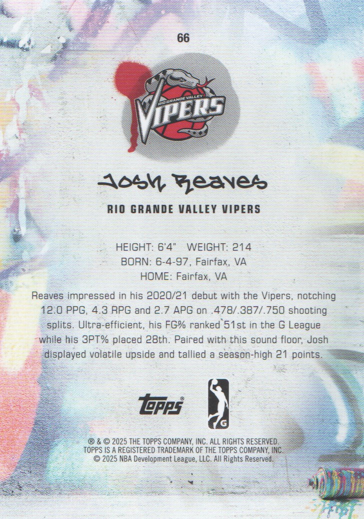 2024-25 Topps G League Basketball BASE Cards: Pick from List (#1-100) - Picture 115 of 177